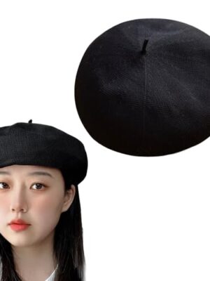 AWOCAN Women's Breathable Summer French Beret Hat