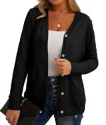 GRECERELLE Womens Long Sleeve Lightweight Cardigan