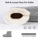 VeraCosy Ladies' Cable Knit Memory Foam Slippers