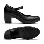 DREAM PAIRS Women's Chunky Low Block Heels Mary Jane Shoes