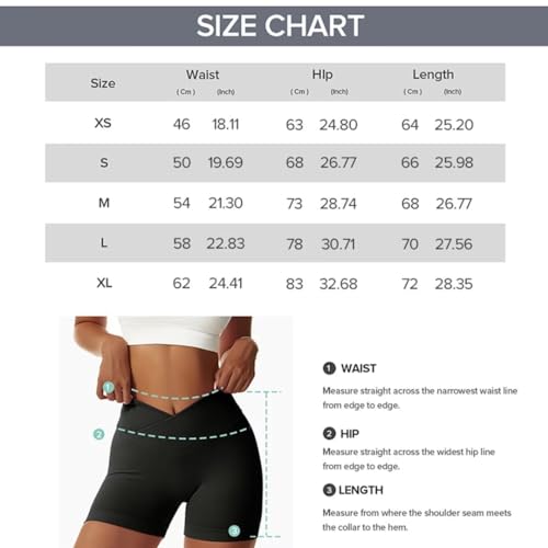 Vertvie Women's High Waist Seamless Biker Shorts