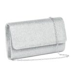 OSDUE Glitter Envelope Clutch with Detachable Chain Strap