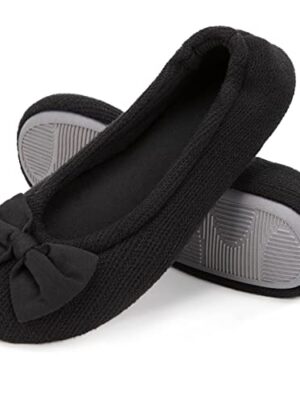 EverFoams Women's Ballerina Slippers with Memory Foam