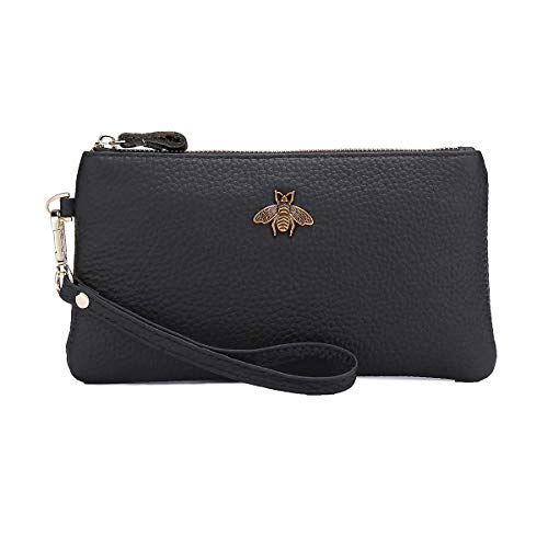 imeetu Women's Leather Wristlet Clutch Wallet