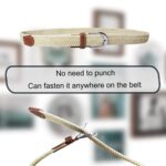 SWAUSWAUK Women's Elastic Belts, 2 pcs, 2.5 cm Wide
