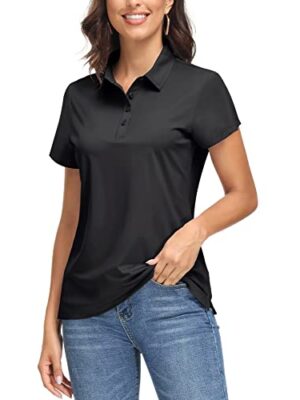 EKLENTSON Women's UPF 50+ Quick Dry Polo Shirt