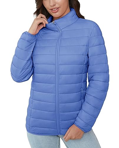 MAGCOMSEN Women's Lightweight Puffer Quilted Jacket