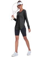 Deaviya Womens Long Sleeve Sports Yoga T-Shirt