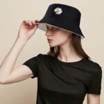 MaoXinTek Reversible Cotton Daisy Sun Hat 56-58cm