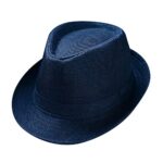Unisex Panama Hat, Short Brim Beach Jazz Cap