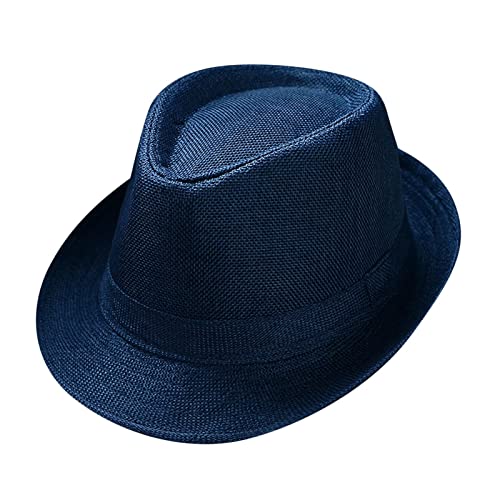 Unisex Panama Hat, Short Brim Beach Jazz Cap