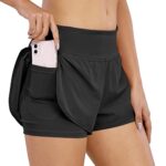 COTOP Women's 2-in-1 Lightweight Quick Dry Running Shorts