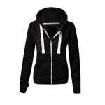 Parsa Fashions Ladies Zip Up Hoodie Plus Sizes (UK 6-30)