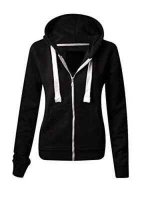 Parsa Fashions Ladies Zip Up Hoodie Plus Sizes (UK 6-30)