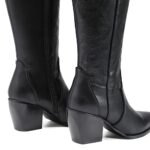 DREAM PAIRS Women's Knee-High Western Cowboy Boots