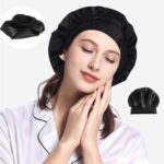 Silk Hair Wrap Bonnet for Sleeping, 1Pc, Elastic Hat