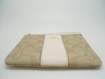 Coach Leather Corner Zip Wristlet