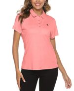 YSENTO Womens Short Sleeve Polo Sports Golf Shirt