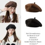 SamHeng Wool Beret Hats for Women - Winter Autumn