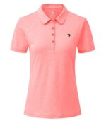 YSENTO Womens Short Sleeve Polo Sports Golf Shirt