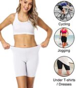 wirarpa Ladies Anti Chafing Cotton Cycling Shorts 4 Pack
