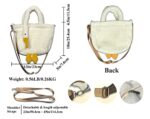 XACKWUERO Women Cute Plush Goose Shoulder Bag