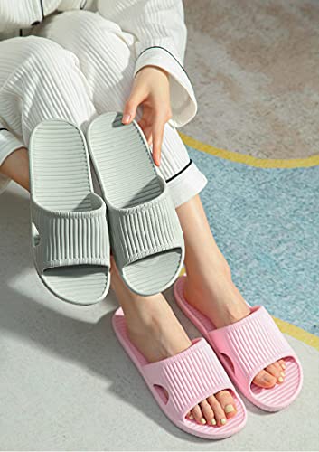 JIJIe Anti-Slip Shower Slippers for Women