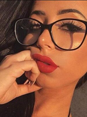 TECH-LINE-DIRECT Black Cat Eye Glasses Frames Women