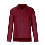 AMhomely Women's Floral Long Sleeve Blouse, Lapel Neck