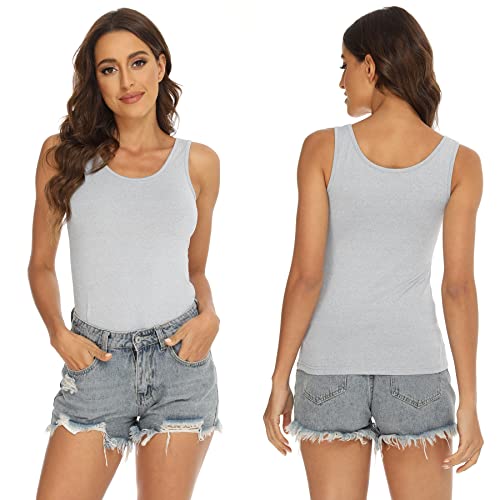 BQTQ 5 Pcs Women's Sleeveless Tank Tops