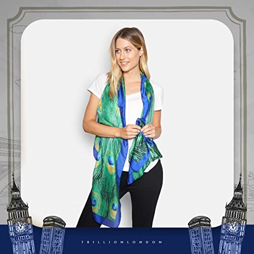 Trillion London® Silk Scarf | 180cm x 90cm | Animal Print