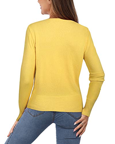 Newshows Women's Button Down Long Sleeve Cardigan