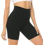 JOYSPELS Women's High Waisted Gym Shorts with Pockets