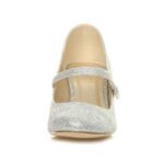 AJVANI Women's Low Heel Mary Jane Court Shoes (EU Sizes)
