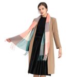 Miss Lulu Women Winter Soft Tartan Check Wool Scarf