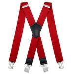 Dresime 40mm X-Shape Heavy Duty Adjustable Suspenders