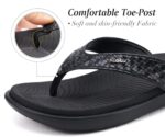 KuaiLu Women's Yoga Mat Flip Flops with Arch Support