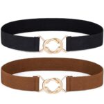 Maikun Women's Elastic Waist Belt for Dresses