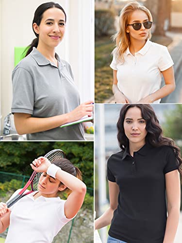 Love My Fashions® Women's Polo Shirt with Knitted Collar