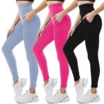 SINOPHANT High Waisted Leggings with Pockets, Yoga Pants