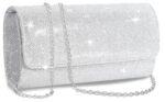 BBjinronjy Clutch Bag with Detachable Chain for Ladies