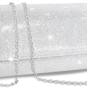 BBjinronjy Clutch Bag with Detachable Chain for Ladies