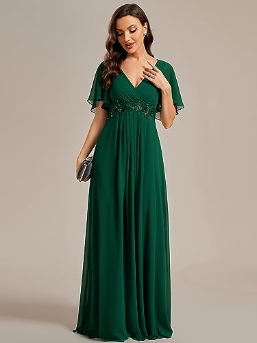 Ever-Pretty Women's Chiffon V Neck Formal Dress 01960