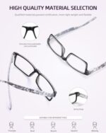 JM 4 Pack Women's Fashion Spring Hinge Reading Glasses
