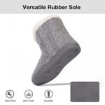 VeraCosy Ladies' Cable Knit Memory Foam Slippers