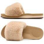 COFACE Women's Orthopedic Faux Fur Slippers