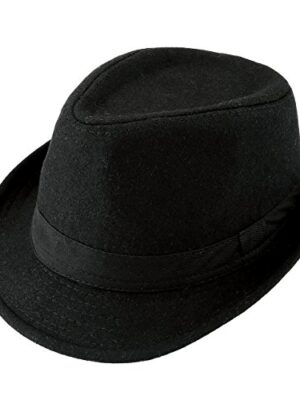 FALETO Fedora Trilby Cotton Panama Sun Jazz Cap
