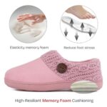 EverFoams Women's Suede Memory Foam Slippers