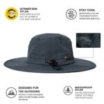 Comhats UPF 50 Wide Brim Mesh UV Protection Safari Hat