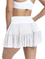 SUPERSUN Women's Yoga Skort with Pockets High Waist
